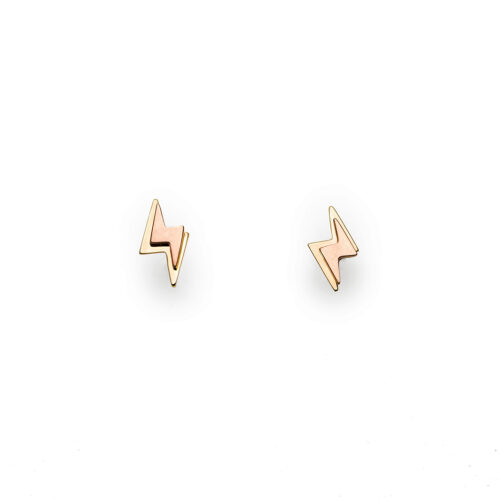 18k Thunder Earrings s