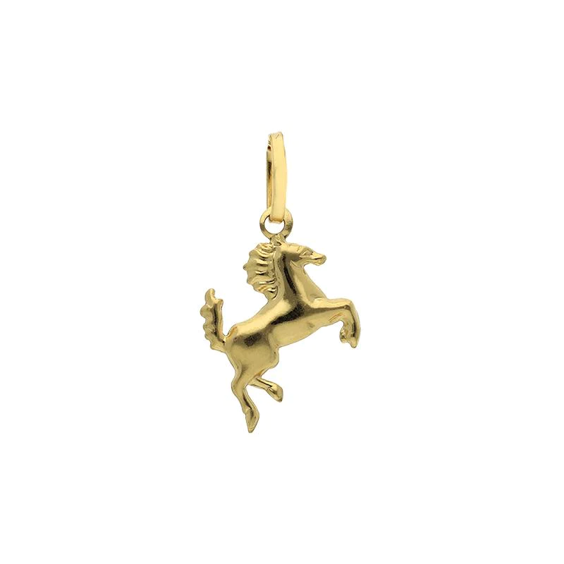 18k Gold Horse Pendant