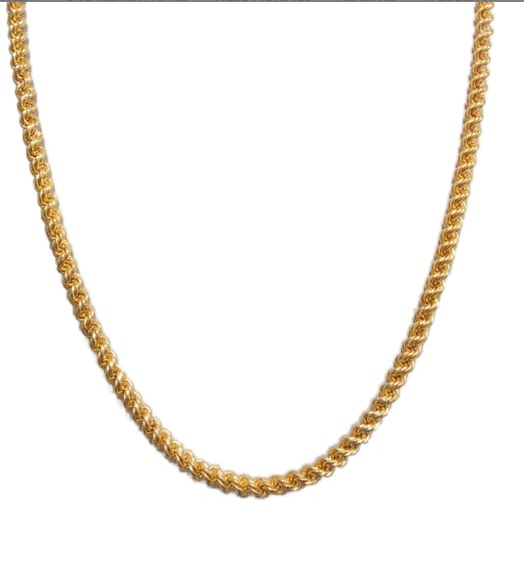 18kt Rope Chain