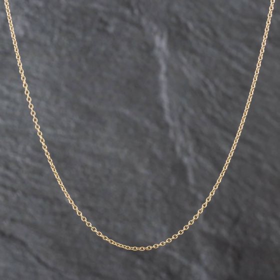 18k Gold 18 Inch Trace Chain